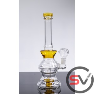 CORK GLASS WATER PIPE 10inch